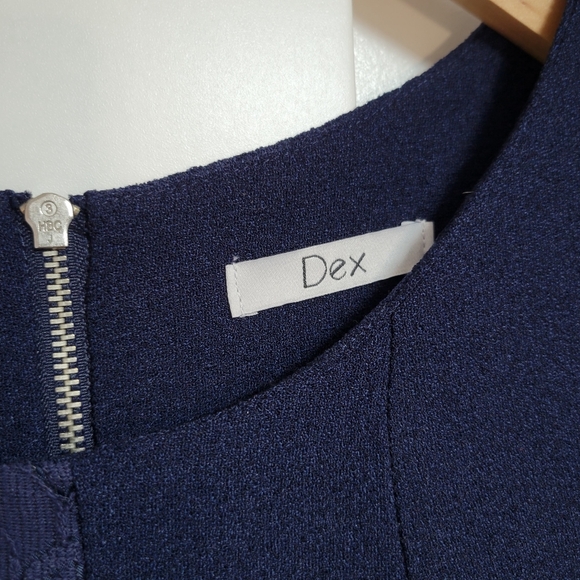 ✨️3 For $30✨️Dex Navy Lace Detail Dress (M) - Picture 4 of 5